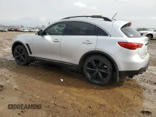 2016 Infiniti QX70 with VIN JN8CS1MW4GM400288, listed as a Copart auction lot 51423095 with 115,733 mi miles and Salvage title. Bid and sale history available at DreamBid. Image 2.