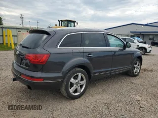 2013 Audi Q7 Premium Plus with VIN WA1LGAFE1DD012846, listed as a Copart auction lot 63091715 with 145,250 mi miles and Clean title. Bid and sale history available at DreamBid. Image 3.