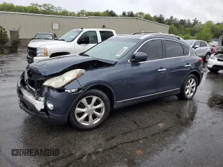 2010 Infiniti EX Journey z VIN JN1AJ0HRXAM754590, wystawiony jako Copart lot #56530935 z przebiegiem 151 688 mil mil oraz Szkody całkowita. Historia ofert i sprzedaży dostępna na DreamBid. Obrazek 1.