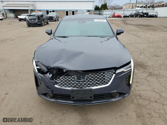 2024 Cadillac CT4 Luxury with VIN 1G6DK5RK2R0131430, listed as a Copart auction lot 51353345 with 2,425 mi miles and Salvage Title. Bid and sale history available at carsss.com. Image 5.