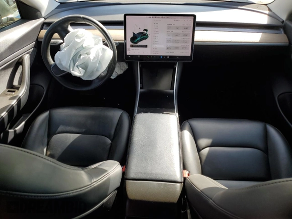 2018 Tesla Model 3 Long Range Battery with VIN 5YJ3E1EA5JF038770, listed as a Copart auction lot 48828985 with 116,641 mi miles and Salvage Title. Bid and sale history available at DreamBid. Image 8.