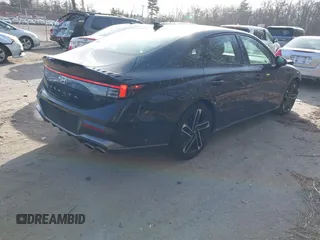 2024 Hyundai Sonata N Line z VIN KMHL54JC7RA350467, wystawiony jako IAAI lot #41264196 z przebiegiem 11 683 mil mil oraz . Historia ofert i sprzedaży dostępna na DreamBid. Obrazek 4.