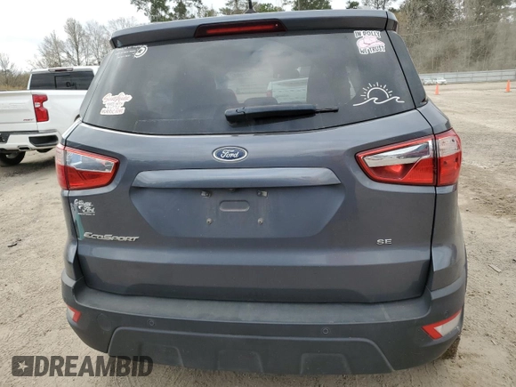 2021 Ford EcoSport SE with VIN MAJ3S2GEXMC439690, listed as a Copart auction lot 47822895 with 8,869 mi miles and Salvage Title. Bid and sale history available at carsss.com. Image 6.