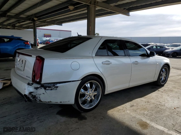 2007 Cadillac STS with VIN 1G6DW677170136074, listed as a Copart auction lot 47285545 with 114,321 mi miles and Salvage Title. Bid and sale history available at carsss.com. Image 3.