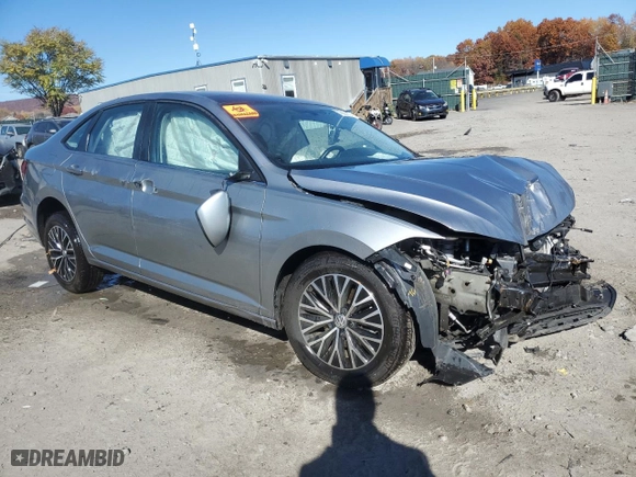 2019 Volkswagen Jetta S with VIN 3VWC57BU0KM172369, listed as a Copart auction lot 77674814 with 0 mi miles and Salvage Title. Bid and sale history available at carsss.com. Image 4.