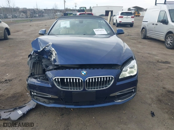 2017 BMW 6 Series 650i with VIN WBA6F5C55HD996913, listed as a IAAI auction lot 41876133 with 42,338 mi miles. Bid and sale history available at carsss.com. Image 12.
