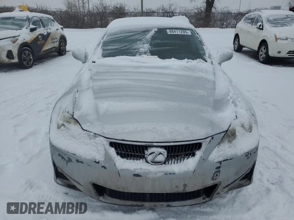 2012 Lexus IS 250 with VIN JTHCF5C2XC5053025, listed as a Copart auction lot 88411205 with 219,717 mi miles and Salvage Title. Bid and sale history available at DreamBid. Image 5.