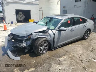 2024 Honda Accord EX-L with VIN 1HGCY2F65RA097993, listed as a Copart auction lot 64540585 with Not provided miles and Clean title. Bid and sale history available at DreamBid. Image 1.
