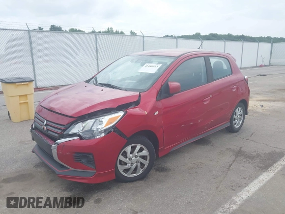 2021 Mitsubishi Mirage ES with VIN ML32AUHJ8MH005953, listed as a IAAI auction lot 42484093 with 62,852 mi miles and . Bid and sale history available at DreamBid. Image 17.