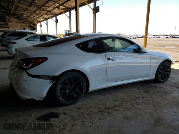 2013 Hyundai Genesis Coupe 2.0T with VIN KMHHT6KD6DU083957, listed as a Copart auction lot 59933145 with 114,276 mi miles and Clean title. Bid and sale history available at DreamBid. Image 3.
