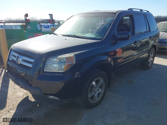2007 Honda Pilot EX-L with VIN 5FNYF28557B003291, listed as a IAAI auction lot 41812795 with 191,493 mi miles. Bid and sale history available at carsss.com. Image 2.