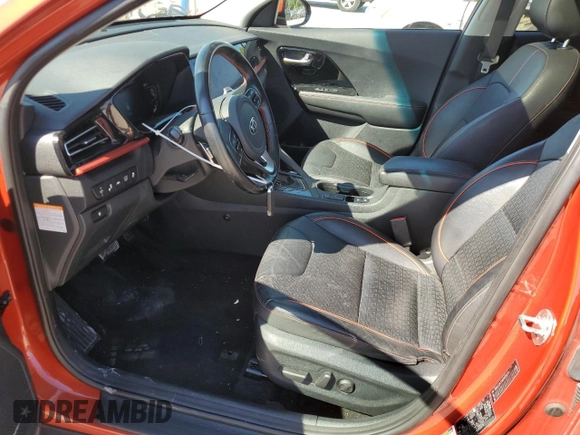 2021 Kia Niro Touring with VIN KNDCC3LC3M5483276, listed as a Copart auction lot 60747944 with 37,736 mi miles and Salvage Title. Bid and sale history available at carsss.com. Image 7.