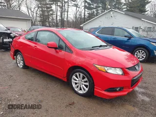 2012 Honda Civic Cpe EX-L with VIN 2HGFG3B10CH522450, listed as a IAAI auction lot 41432718 with 193,115 mi miles. Bid and sale history available at carsss.com. Image 1.