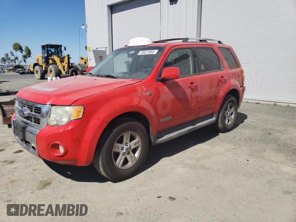 2008 Ford Escape Hybrid with VIN 1FMCU49H38KD67312, listed as a Copart auction lot 55627855 with 282,519 mi miles and Salvage title. Bid and sale history available at DreamBid. Image 1.