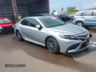 2023 Toyota Camry SE with VIN 4T1T11AK0PU787398, listed as a IAAI auction lot 41646279 with 2,109 mi miles. Bid and sale history available at carsss.com. Image 1.