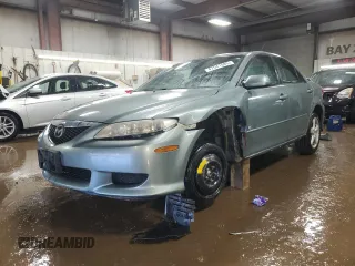 2004 Mazda Mazda6 s with VIN 1YVHP80D445N85989, listed as a Copart auction lot 47541085 with 205,562 mi miles and Salvage Title. Bid and sale history available at carsss.com. Image 1.