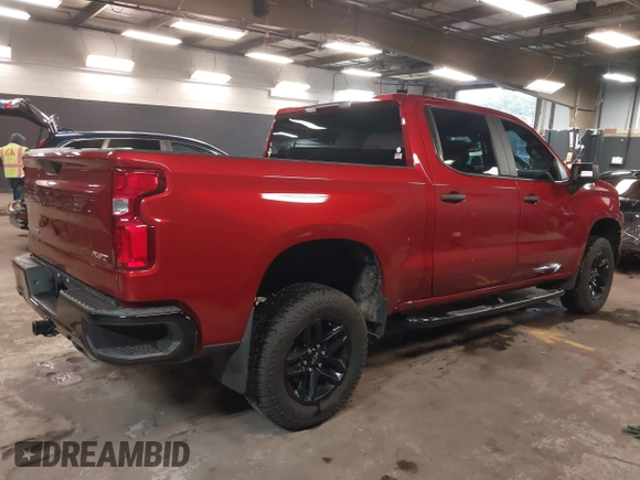 2021 Chevrolet Silverado 1500 Custom Trail Boss with VIN 1GCPYCEF1MZ386922, listed as a IAAI auction lot 41858403 with 61,155 mi miles and . Bid and sale history available at DreamBid. Image 4.
