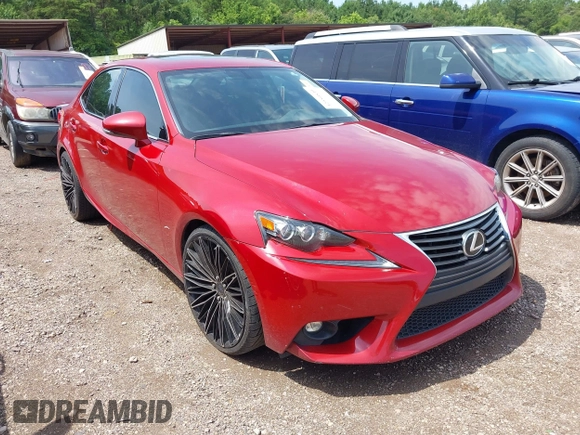 2015 Lexus IS 250 with VIN JTHBF1D23F5082146, listed as a IAAI auction lot 42550539 with 125,288 mi miles and . Bid and sale history available at DreamBid. Image 1.