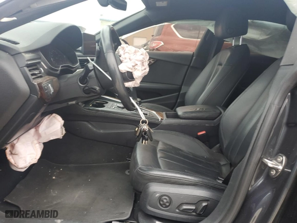 2019 Audi A5 Sportback Premium with VIN WAUANCF51KA057568, listed as a Copart auction lot 89369895 with NaN miles and Salvage Title. Bid and sale history available at carsss.com. Image 7.