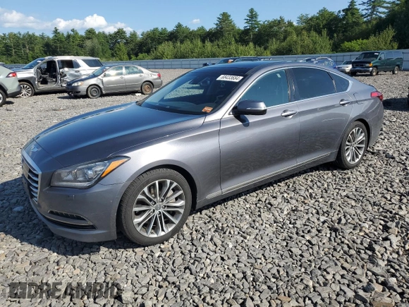 2015 Hyundai Genesis 3.8L with VIN KMHGN4JE2FU063843, listed as a Copart auction lot 68433684 with 152,730 mi miles and Salvage Title. Bid and sale history available at carsss.com. Image 1.