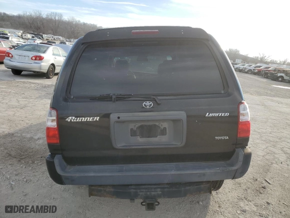 2001 Toyota 4Runner SR5 with VIN JT3HN86R610356161, listed as a Copart auction lot 85801684 with 296,199 mi miles and Salvage Title. Bid and sale history available at carsss.com. Image 6.