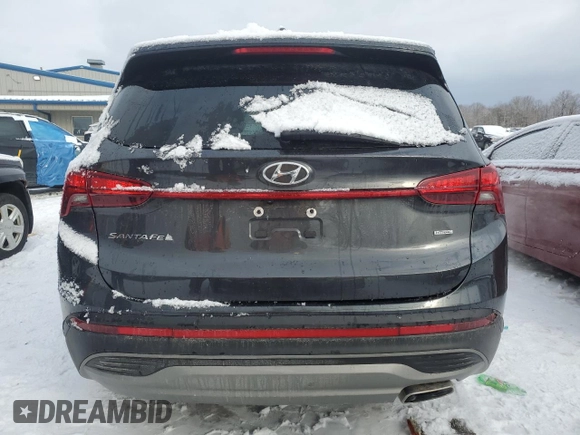 2021 Hyundai Santa Fe SE with VIN 5NMS1DAJ4MH347227, listed as a Copart auction lot 43447315 with 72,702 mi miles and Salvage Title. Bid and sale history available at carsss.com. Image 6.