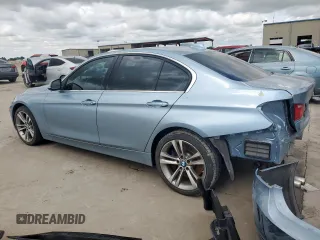 2015 BMW 3 Series 328i with VIN WBA3A5C51FF453710, listed as a Copart auction lot 58713295 with 186,395 mi miles and Salvage title. Bid and sale history available at DreamBid. Image 2.