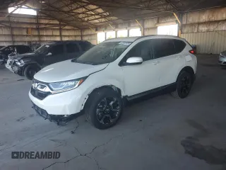 2018 Honda CR-V Touring with VIN 5J6RW1H91JL002560, listed as a Copart auction lot 60505995 with 20,755 mi miles and Salvage title. Bid and sale history available at DreamBid. Image 1.