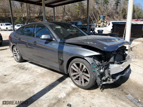 2016 BMW 3 Series Gran Turismo 328i xDrive with VIN WBA8Z5C53GGS37920, listed as a Copart auction lot 46587845 with 115,180 mi miles and Salvage Title. Bid and sale history available at carsss.com. Image 4.