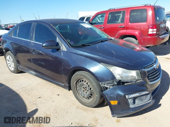 2015 Chevrolet Cruze LT with VIN 1G1PC5SB8F7197848, listed as a IAAI auction lot 42084129 with 120,300 mi miles and . Bid and sale history available at DreamBid. Image 1.