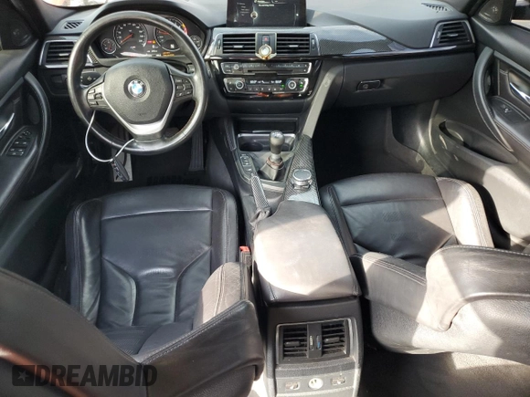 2016 BMW M3 with VIN WBS8M9C52GP967030, listed as a Copart auction lot 57950385 with 77,885 mi miles and Salvage title. Bid and sale history available at DreamBid. Image 8.