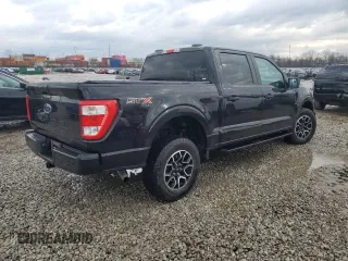 2023 Ford F-150 XL with VIN 1FTEW1EB4PKF59134, listed as a Copart auction lot 85747264 with 25,038 mi miles and Salvage Title. Bid and sale history available at carsss.com. Image 3.