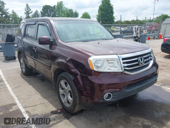 2013 Honda Pilot EX-L with VIN 5FNYF4H52DB085259, listed as a IAAI auction lot 42120763 with 96,744 mi miles and . Bid and sale history available at DreamBid. Image 1.