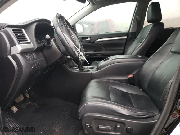 2018 Toyota Highlander SE with VIN 5TDJZRFHXJS552910, listed as a Copart auction lot 47579485 with 129,365 mi miles and Salvage Title. Bid and sale history available at carsss.com. Image 7.