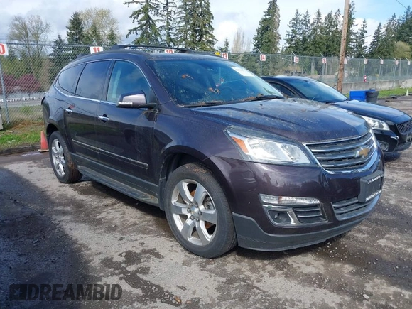 2016 Chevrolet Traverse LTZ with VIN 1GNKVJKDXGJ110887, listed as a IAAI auction lot 41981177 with 119,592 mi miles and . Bid and sale history available at DreamBid. Image 1.