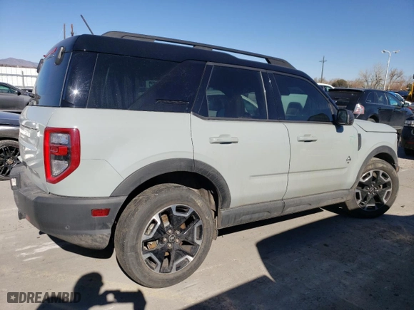 2021 Ford Bronco Sport Outer Banks with VIN 3FMCR9C69MRB40007, listed as a Copart auction lot 46859915 with 21,464 mi miles and Salvage Title. Bid and sale history available at carsss.com. Image 3.