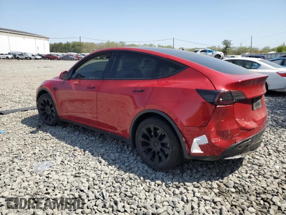 2021 Tesla Model Y Long Range z VIN 5YJYGDEE3MF189258, wystawiony jako Copart lot #54363615 z przebiegiem 56 315 mil mil oraz Szkoda całkowita • Salvage title. Historia ofert i sprzedaży dostępna na DreamBid. Obrazek 2.