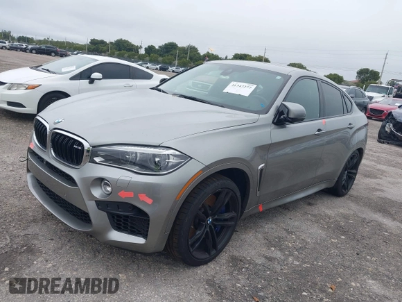 2019 BMW X6 M with VIN 5YMKW8C59K0Y75102, listed as a IAAI auction lot 41347277 with 37,635 mi miles. Bid and sale history available at carsss.com. Image 20.
