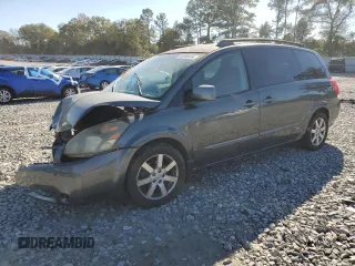 2006 Nissan Quest with VIN 5N1BV28U46N121053, listed as a Copart auction lot 82080434 with 168,902 mi miles and Salvage Title. Bid and sale history available at carsss.com. Image 1.