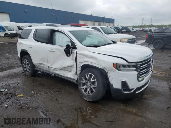 2023 GMC Acadia SLE with VIN 1GKKNRL49PZ217814, listed as a Copart auction lot 56562515 with 20,757 mi miles and Salvage title. Bid and sale history available at DreamBid. Image 4.