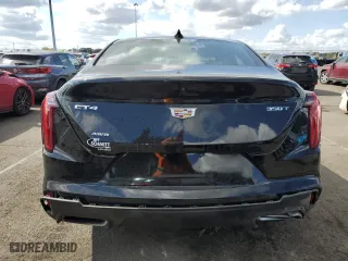2023 Cadillac CT4 Luxury with VIN 1G6DK5RK4P0107157, listed as a Copart auction lot 71153704 with 12,336 mi miles and Salvage Title. Bid and sale history available at carsss.com. Image 6.