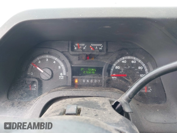2012 Ford Econoline Cargo Commercial with VIN 1FTNE1EW0CDB06455, listed as a IAAI auction lot 41666172 with 270,816 mi miles and . Bid and sale history available at carsss.com. Image 7.