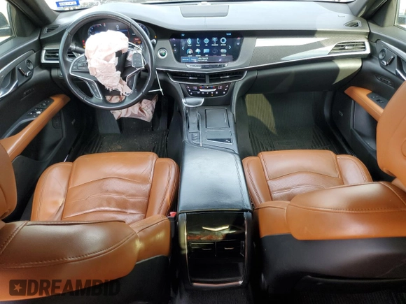 2017 Cadillac CT6 Premium Luxury AWD with VIN 1G6KF5RS8HU196723, listed as a Copart auction lot 51055025 with 140,436 mi miles and Salvage title. Bid and sale history available at DreamBid. Image 8.