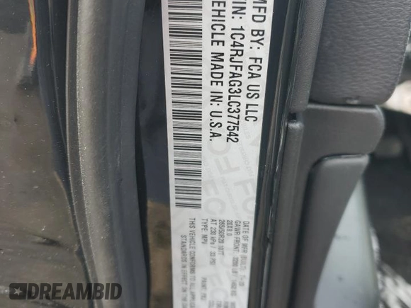 2020 Jeep Grand Cherokee Laredo E with VIN 1C4RJFAG3LC377542, listed as a Copart auction lot 88948095 with 71,391 mi miles and Salvage Title. Bid and sale history available at carsss.com. Image 15.