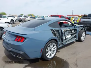 2024 Ford Mustang GT with VIN 1FA6P8CF5R5407998, listed as a IAAI auction lot 42228052 with 12,863 mi miles and . Bid and sale history available at DreamBid. Image 6.