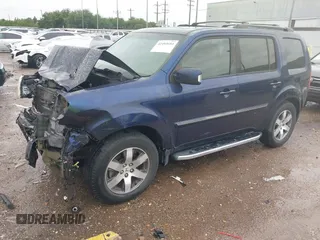 2013 Honda Pilot Touring with VIN 5FNYF4H95DB007125, listed as a IAAI auction lot 42493693 with Not provided miles and . Bid and sale history available at DreamBid. Image 20.