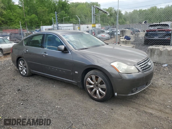 2006 Infiniti M with VIN JNKAY01E26M105968, listed as a Copart auction lot 55413975 with Not Provided miles and Salvage Title. Bid and sale history available at carsss.com. Image 4.