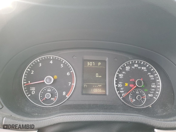 2013 Volkswagen Passat S w/Appearance with VIN 1VWAH7A37DC013960, listed as a Copart auction lot 50190775 with 110,656 mi miles and Non Repairable. Bid and sale history available at carsss.com. Image 9.