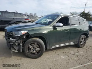 2023 BMW X1 xDrive28i with VIN WBX73EF06P5W92162, listed as a Copart auction lot 47206825 with 0 mi miles and Salvage Title. Bid and sale history available at carsss.com. Image 1.