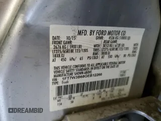 2016 Ford F-350 Platinum z VIN 1FT7W3B68GEB12266, wystawiony jako Copart lot #85474984 z przebiegiem Nie podano mil oraz Szkoda całkowita • Salvage title. Historia ofert i sprzedaży dostępna na DreamBid. Obrazek 13.